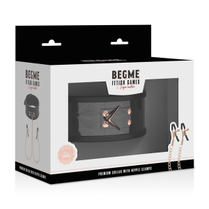 BEGME BLACK EDITION COLLAR WITH NIPPLE CLAMPS - Image 3