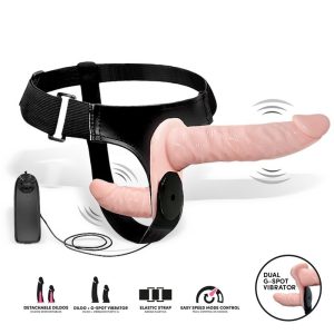 LATETOBED BATEK DOUBLE STRAP-ON HARNESS WITH VIBRATION - Image 6