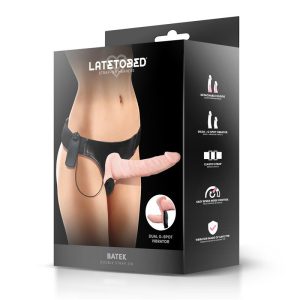 LATETOBED BATEK DOUBLE STRAP-ON HARNESS WITH VIBRATION - Image 3
