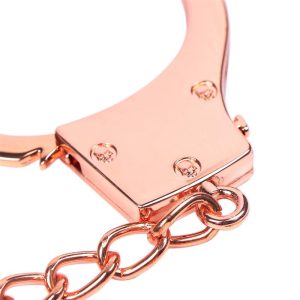 LATETOBED BDSM LINE ROSE GOLD COLOR CUFFS SKULL KEYS - Image 11