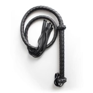 LATETOBED BDSM LINE BLACK DOUBLE BRAIDED WHIP 150cm - Image 12