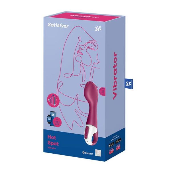 SATISFYER HOT SPOT HEATING G-SPOT VIBRATOR 21cm