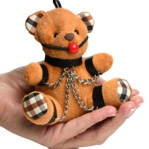 MASTER SERIES GAGGED TEDDY BEAR KEY CHAIN - Image 4