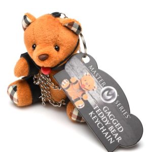 MASTER SERIES GAGGED TEDDY BEAR KEY CHAIN - Image 3