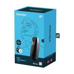 SATISFYER MASTURBATOR MEN VIBRATION WITH APP BLACK - Image 1