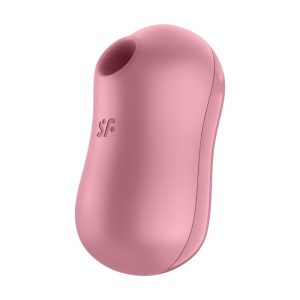SATISFYER COTTON CANDY CLITORIS SUCKER AND VIBRATOR LIGHT RED - Image 7