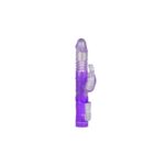 EASYTOYS RABBIT VIBRATOR THRUSTING & ROTATING BALLS PURPLE 25cm