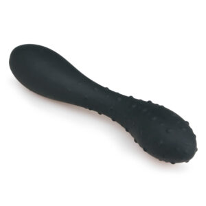 EASYTOYS TEXTURED DONG DILDO BLACK 19cm - Image 4