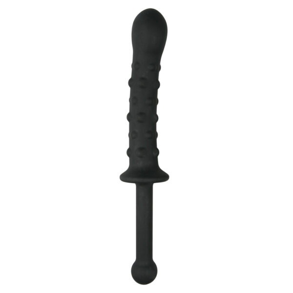 ET317BLK EASYTOYS THE HANDLER DILDO BLACK 24.5cm