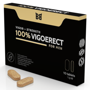BLACK BULL 100% VIGOERECT VIGOR AND STRENGTH FOR MEN 10 TABLETS