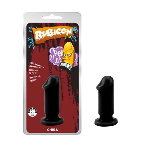 CHISA BUTT PLUG EVIL BLACK SMALL 9cm