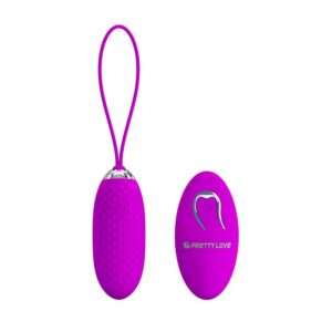 PRETTYLOVE VIBRATING EGG JOANNA REMOTE CONTROL USB PURPLE - Image 8