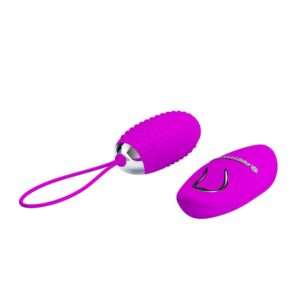 PRETTYLOVE VIBRATING EGG JOANNA REMOTE CONTROL USB PURPLE - Image 6