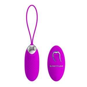 PRETTYLOVE VIBRATING EGG JOANNA REMOTE CONTROL USB PURPLE - Image 5