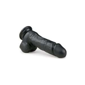 EASYTOYS REALISTIC DILDO BLACK 17.5cm - Image 5