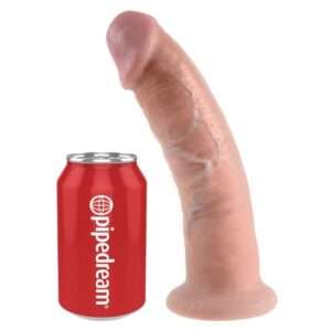 KING COCK 9" DILDO FLESH 22.5cm - Image 3