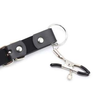 OHMAMA FETISH CLITORIS CLAMPS WITH LEG STRAPS - Image 4