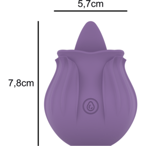 INTENSE VIOLET CLITORIS STIMULATOR 10 VIBRATIONS LILAC - Image 5