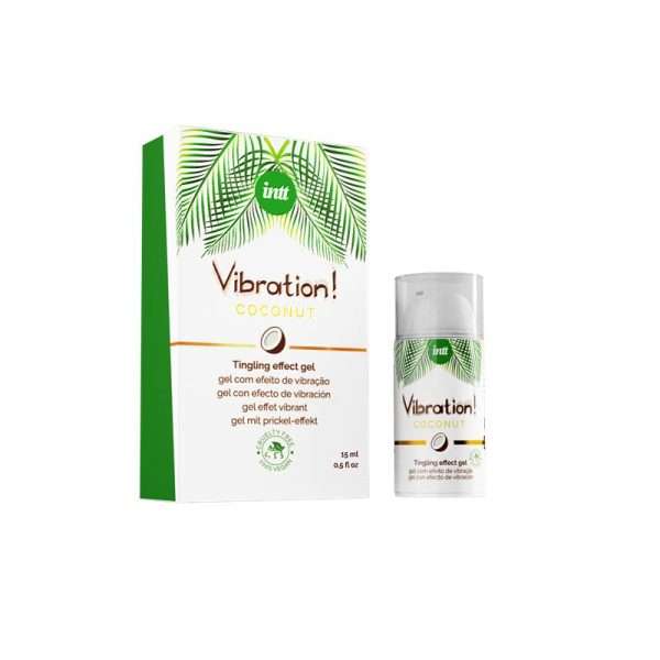 INTT COCONUT LIQUID VIBRATOR HEAT EFFECT VEGAN 15ml