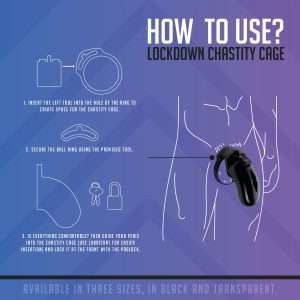Chastity Cage Clear Small | Lockdown - Image 8