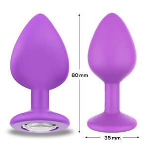 AFTERDARK Sparkly Butt Plug Size M Violet - Image 3