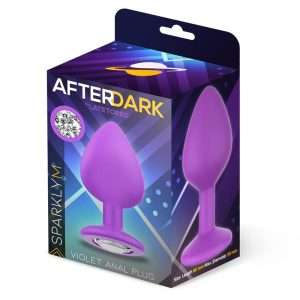 AFTERDARK Sparkly Butt Plug Size M Violet - Image 4