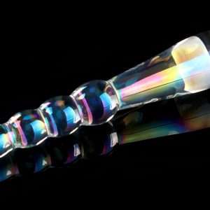 Glow in the Dark Glass Dildo Twilight Gleam Rising Ripples | LOVETOY - Image 7
