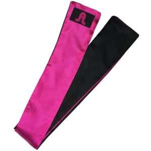 REVERSIBLE SATIN PINK/BLACK BANDAGE - ADRIEN LASTIC