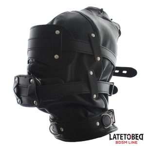 Total Lockdown Hood | LATETOBED BDSM LINE