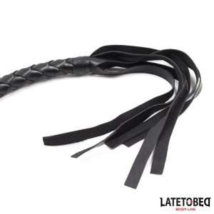 Braided Whip Black 116cm | LATETOBED BDSM LINE - Image 6