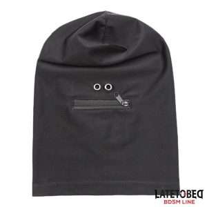 Full Cover Hood with Zipper in the Mouth | LATETOBED BDSM LINE - Image 6