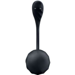 RIBBED PETAL G POINT STIMULATOR REMOTE CONTROL BLACK | SATISFYER FREE APP - Image 5
