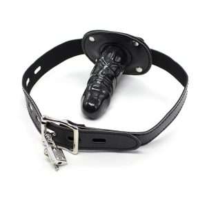PENIS GAG WITH PADLOCK L | OHMAMA FETISH