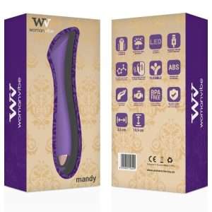 MANDY "K" POINT SILICONE RECHARGEABLE VIBRATOR | WOMANVIBE