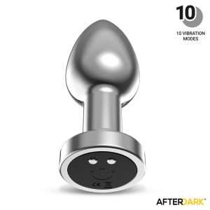 Dimpor Chrome Anal Plug with Vibration and Magnetic USB Size M | AFTERDARK - Image 3