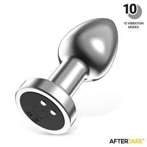 Dimpor Chrome Anal Plug with Vibration and Magnetic USB Size S | AFTERDARK - Image 3