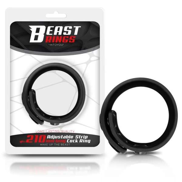 Solid Silicone Adjustable Strip Cock Ring
