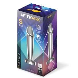 Sarmy Anal Plug with Vibration Magnetic USB Size S | AFTERDARK - Image 11