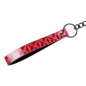 Adjustable Collar With Leash Diamond Vegan Leather | DIAMOND LINE - Image 5
