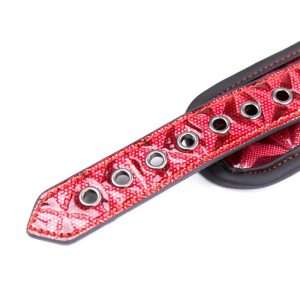 Adjustable Collar With Leash Diamond Vegan Leather | DIAMOND LINE - Image 6
