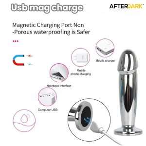 Sarmy Anal Plug with Vibration Magnetic USB Size M | AFTERDARK - Image 9
