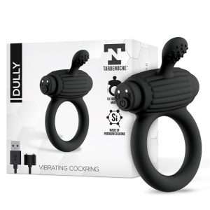 Dully Vibrating Penis Ring Silicone Magnetic USB | TARDENOCHE
