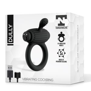 Dully Vibrating Penis Ring Silicone Magnetic USB | TARDENOCHE - Image 6